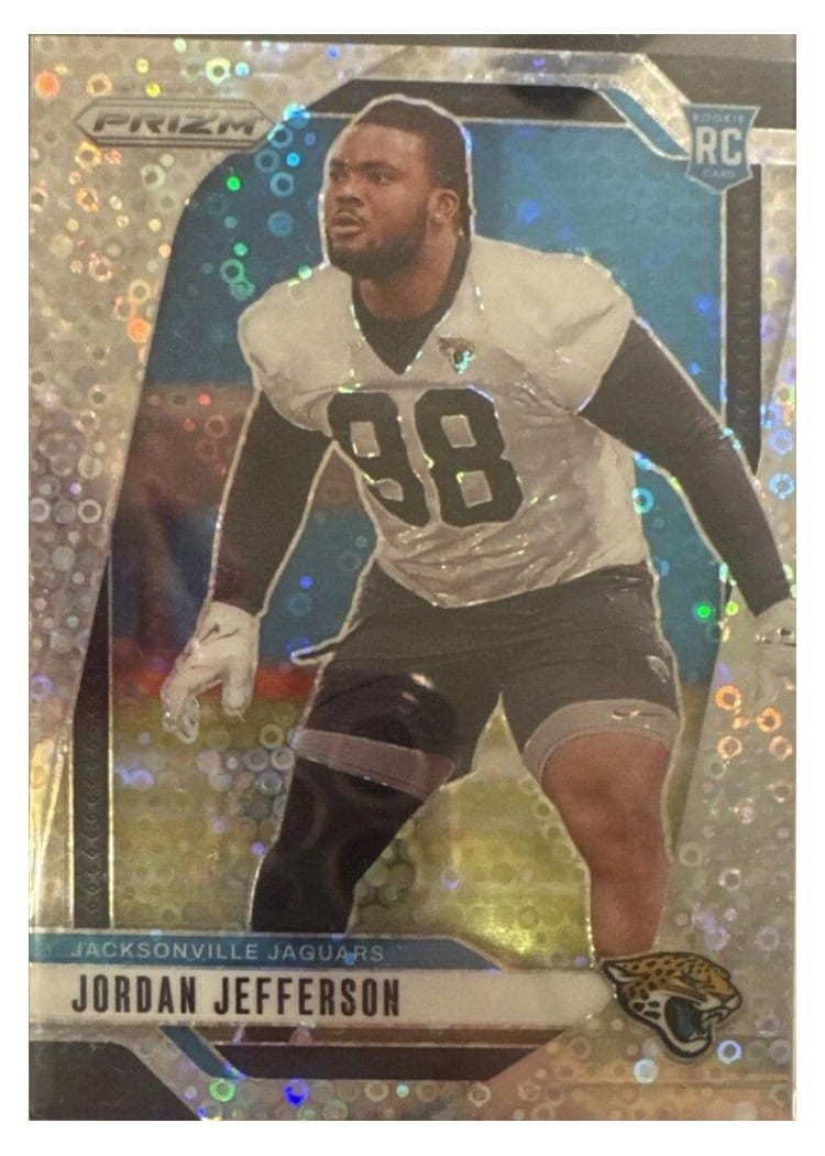 2024 Panini Prizm Base Set Jordan Jefferson Silver #358 card