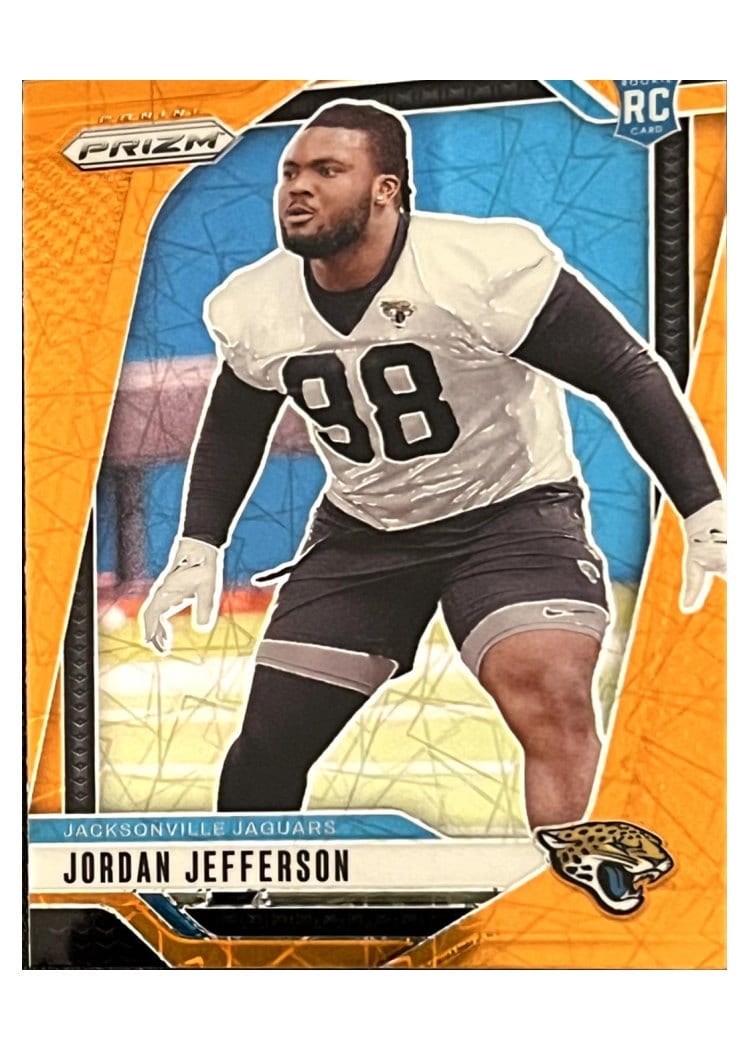 2024 Panini Prizm Base Set Jordan Jefferson Orange #358 card