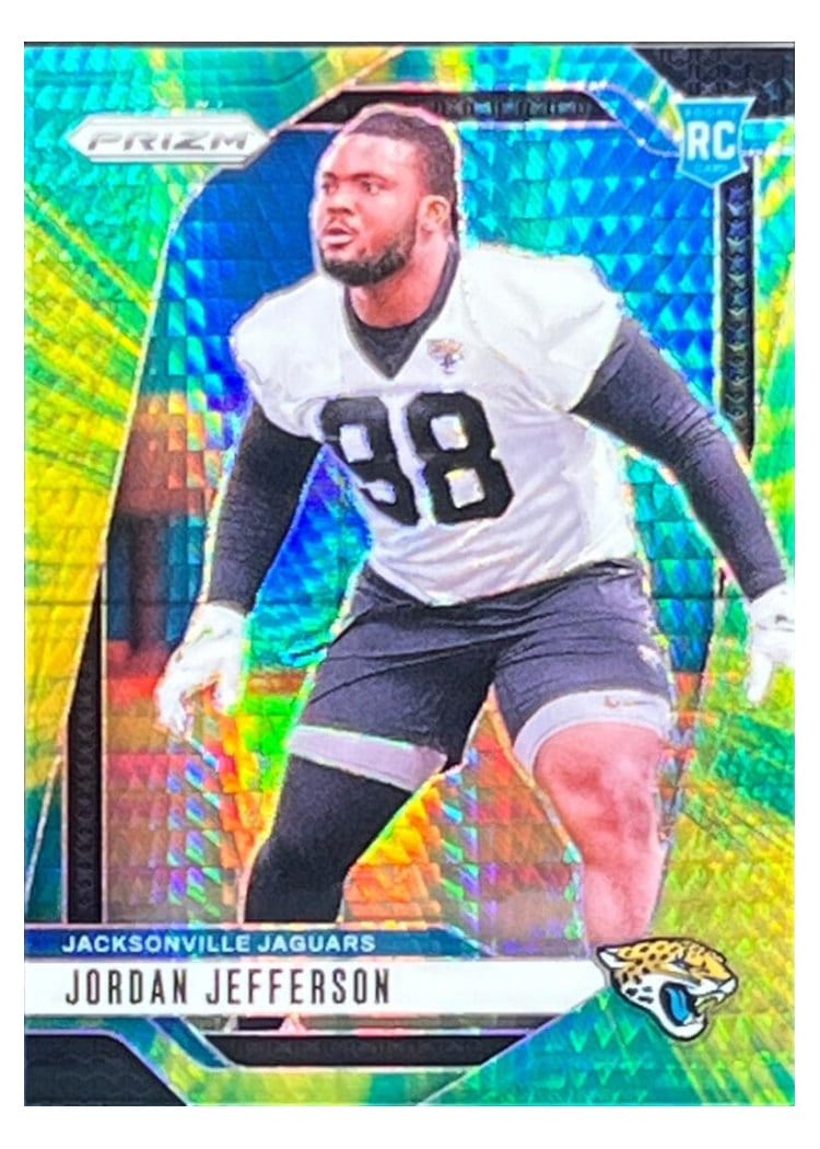 2024 Panini Prizm Base Set Jordan Jefferson Hyper #358 card