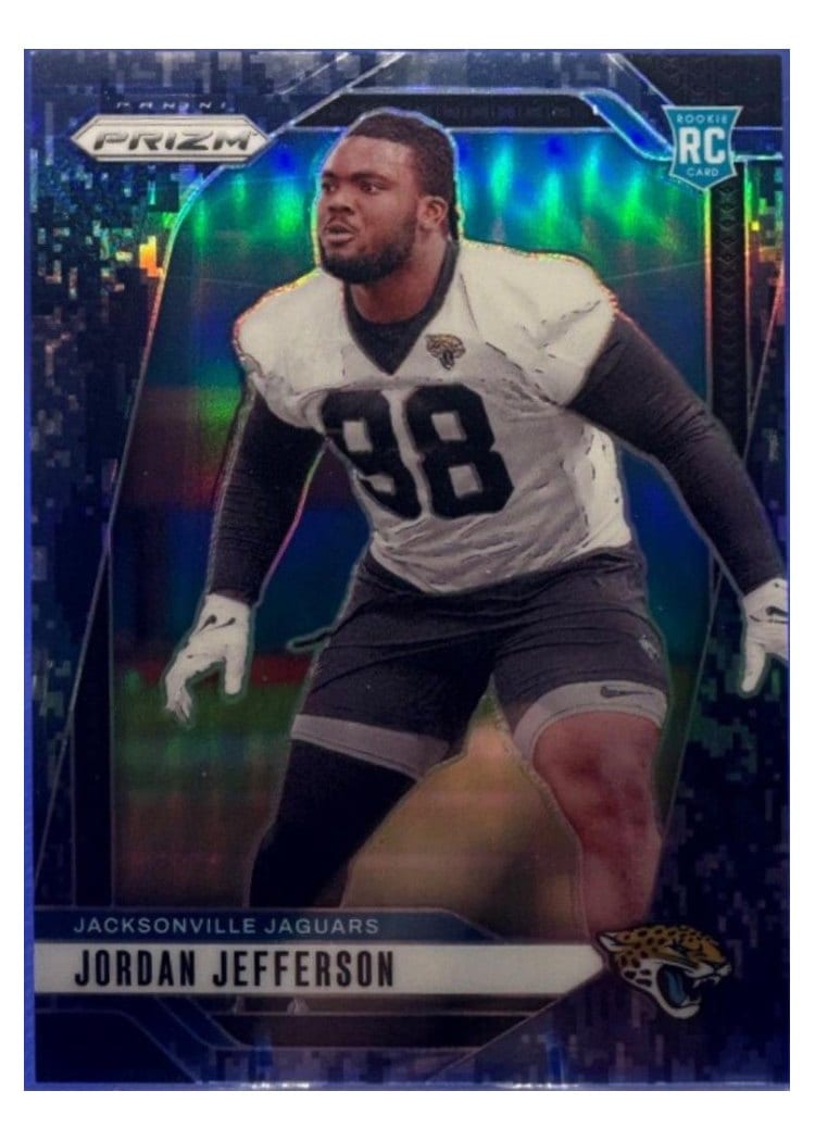 2024 Panini Prizm Base Set Jordan Jefferson Navy Camo #358 card