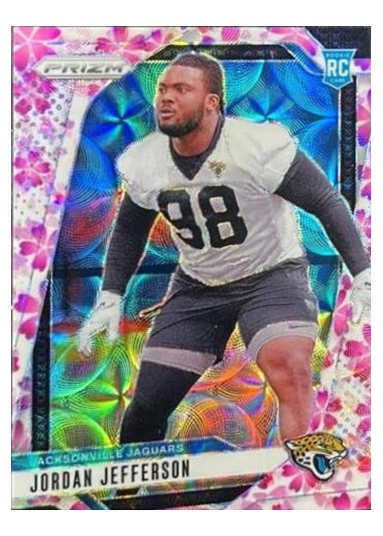 2024 Panini Prizm Base Set Jordan Jefferson Choice Cherry Blossom #358 card