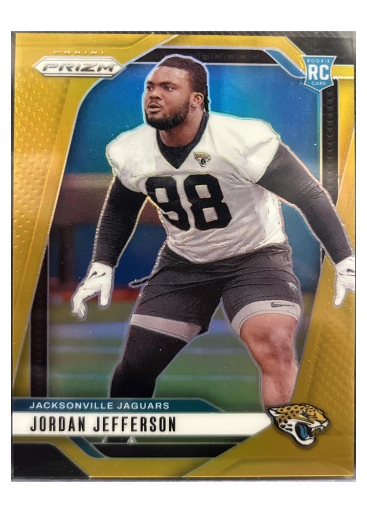 2024 Panini Prizm Base Set Jordan Jefferson Gold #358 card