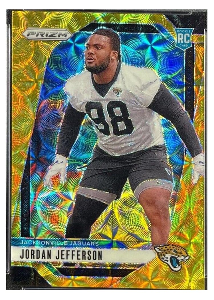2024 Panini Prizm Base Set Jordan Jefferson Choice Gold #358 card