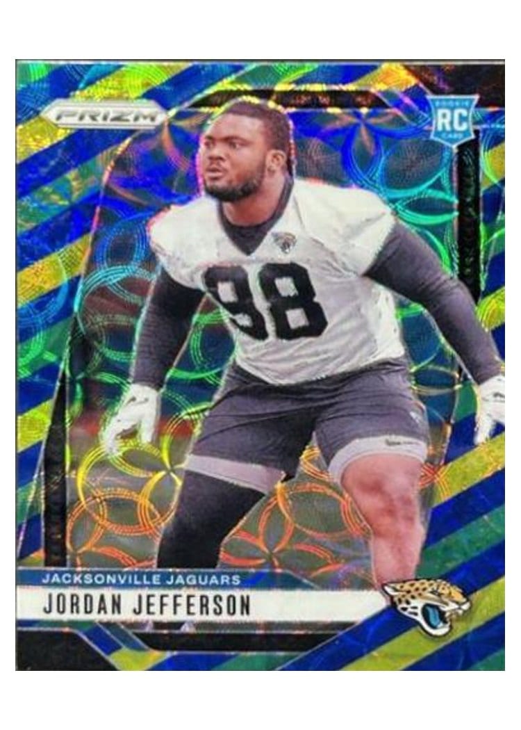 2024 Panini Prizm Base Set Jordan Jefferson Choice Nebula #358 card