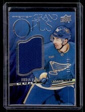 2024-25 Upper Deck Premier Grand Opus Jersey Jordan Kyrou #GO-JK card