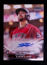 2024 Stadium Club Chrome Autographs Jordan Lawlar #SCCA-JL card