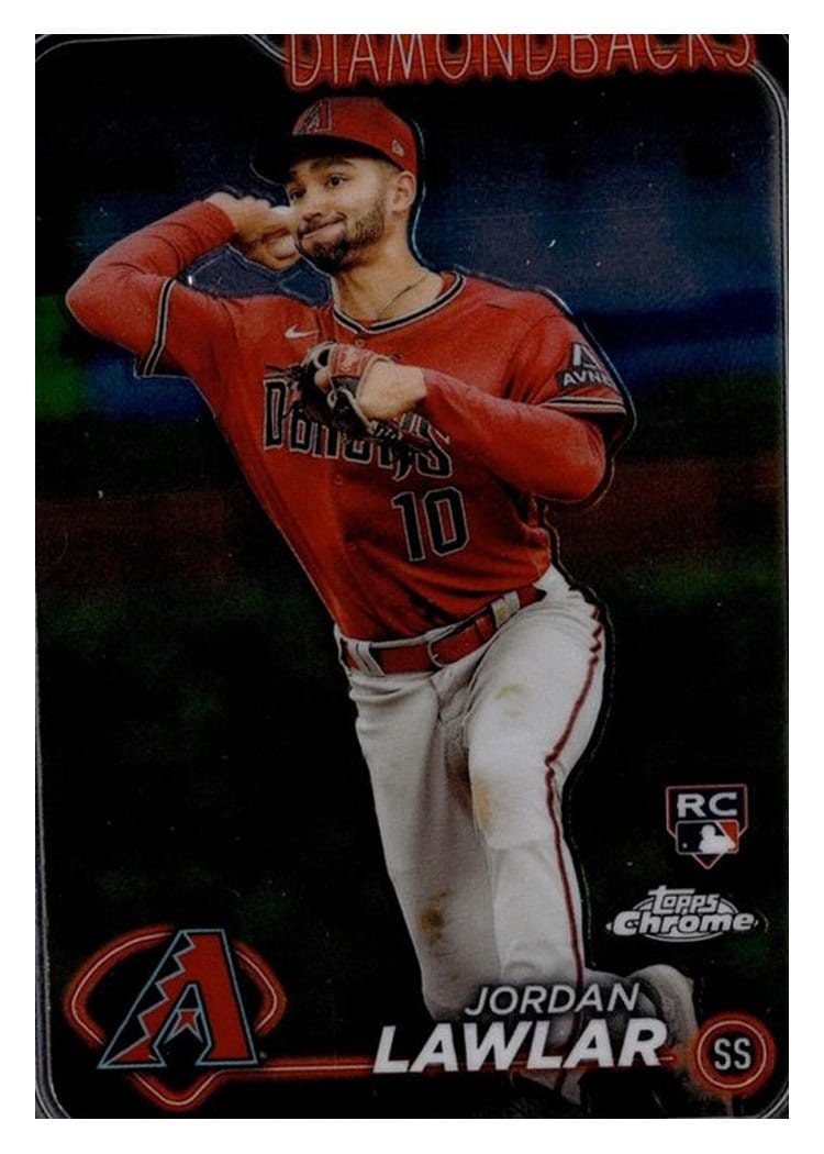 2024 Topps Chrome Base Set Jordan Lawlar #229 card