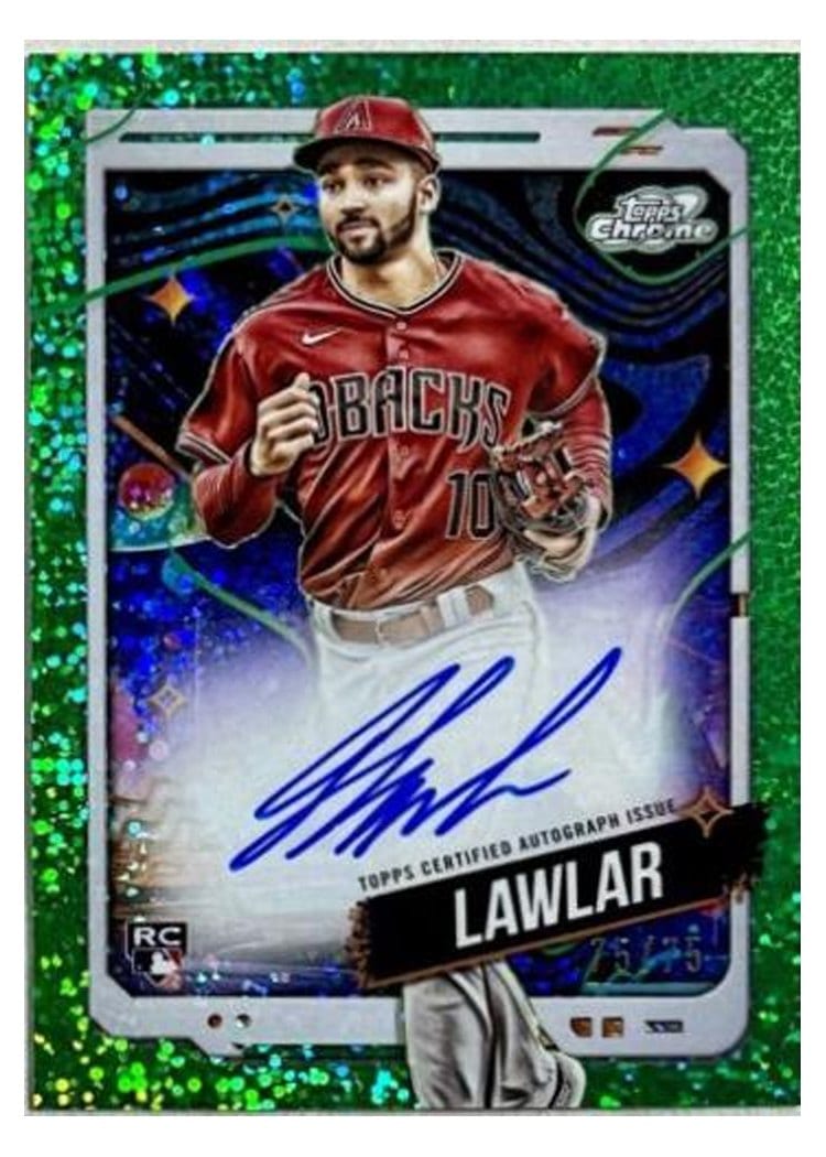 2024 Topps Cosmic Chrome Autographs Jordan Lawlar #CCA-JLA card