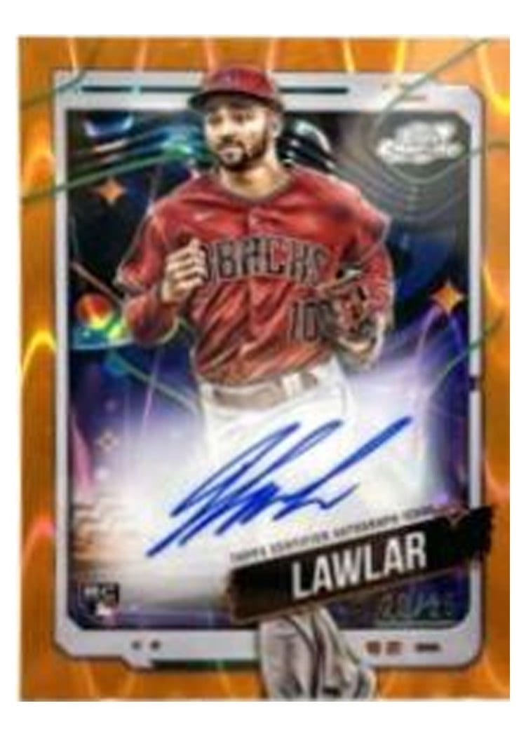 2024 Topps Cosmic Chrome Autographs Jordan Lawlar #CCA-JLA card