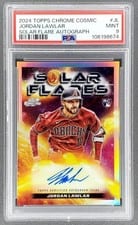 2024 Topps Cosmic Chrome Solar Flares Autographs Jordan Lawlar #SFA-JL card