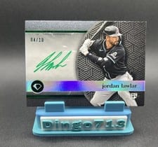 2024 Topps Diamond Icons White PolychromatINK Autographs Green Jordan Lawlar #WPA-JL card