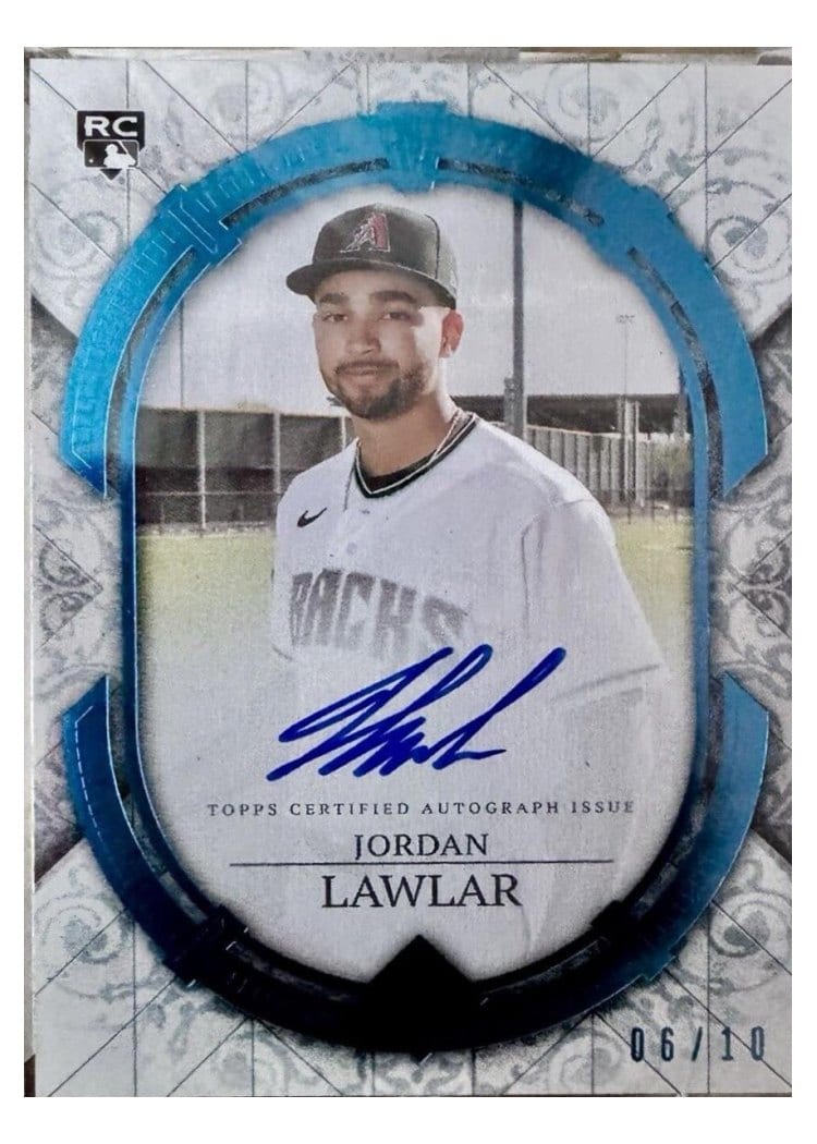 2024 Topps Transcendent Collection Autographs Jordan Lawlar #TCA-JL card
