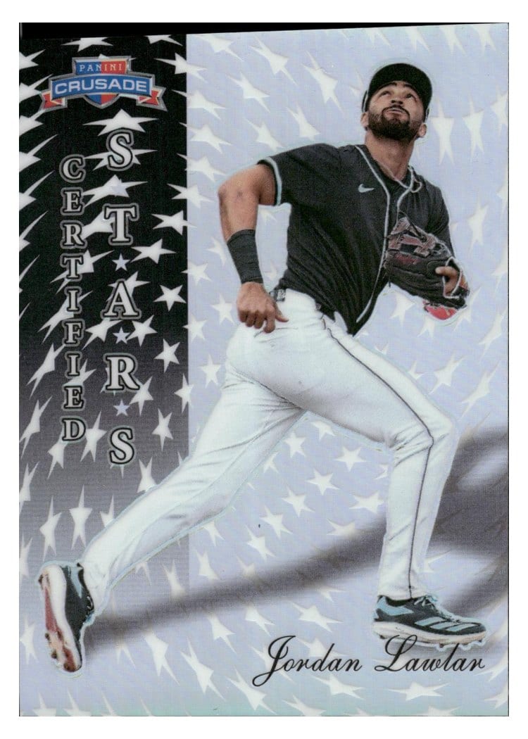 2025 Panini Crusade Certified Stars Jordan Lawlar #25 card