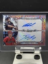 2024 Bowman Sterling Dual Refractor Autographs Jordan Lawlar / Tommy Troy #DRA-LT card