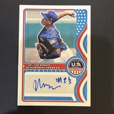 2025 Panini Stars & Stripes 13U/14U National Team Signatures Jordan Leon #NTS-JL card