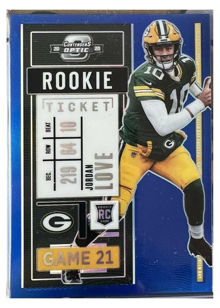 2020 Panini Contenders Optic Jordan Love #83 card