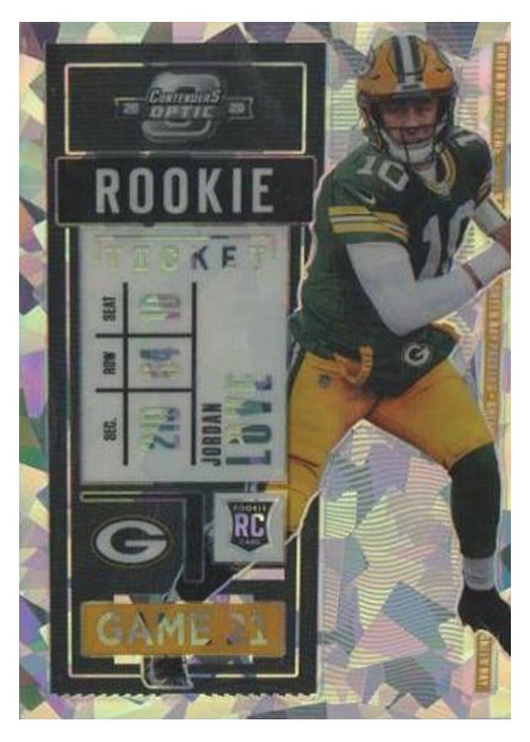 2020 Panini Contenders Optic Jordan Love #83 card