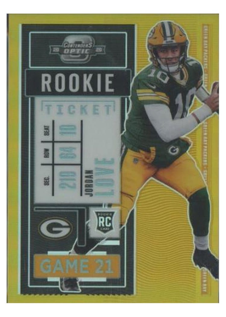 2020 Panini Contenders Optic Jordan Love #83 card