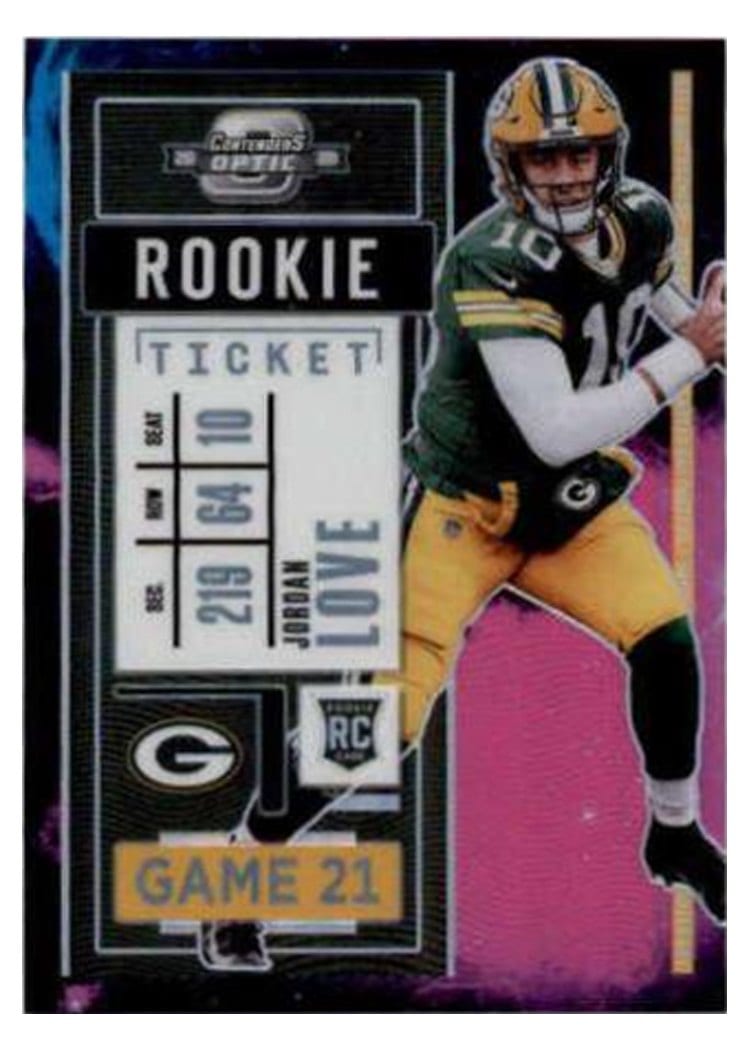 2020 Panini Contenders Optic Jordan Love #83 card