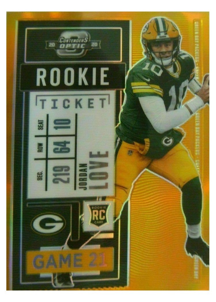 2020 Panini Contenders Optic Jordan Love #83 card