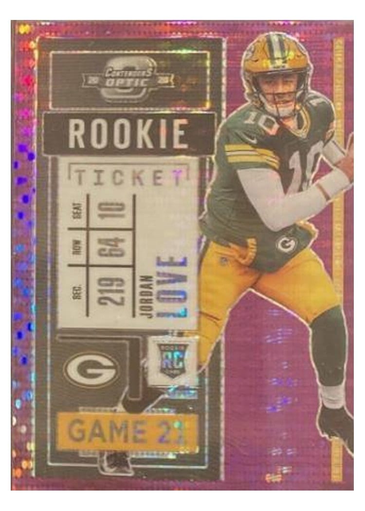 2020 Panini Contenders Optic Jordan Love #83 card