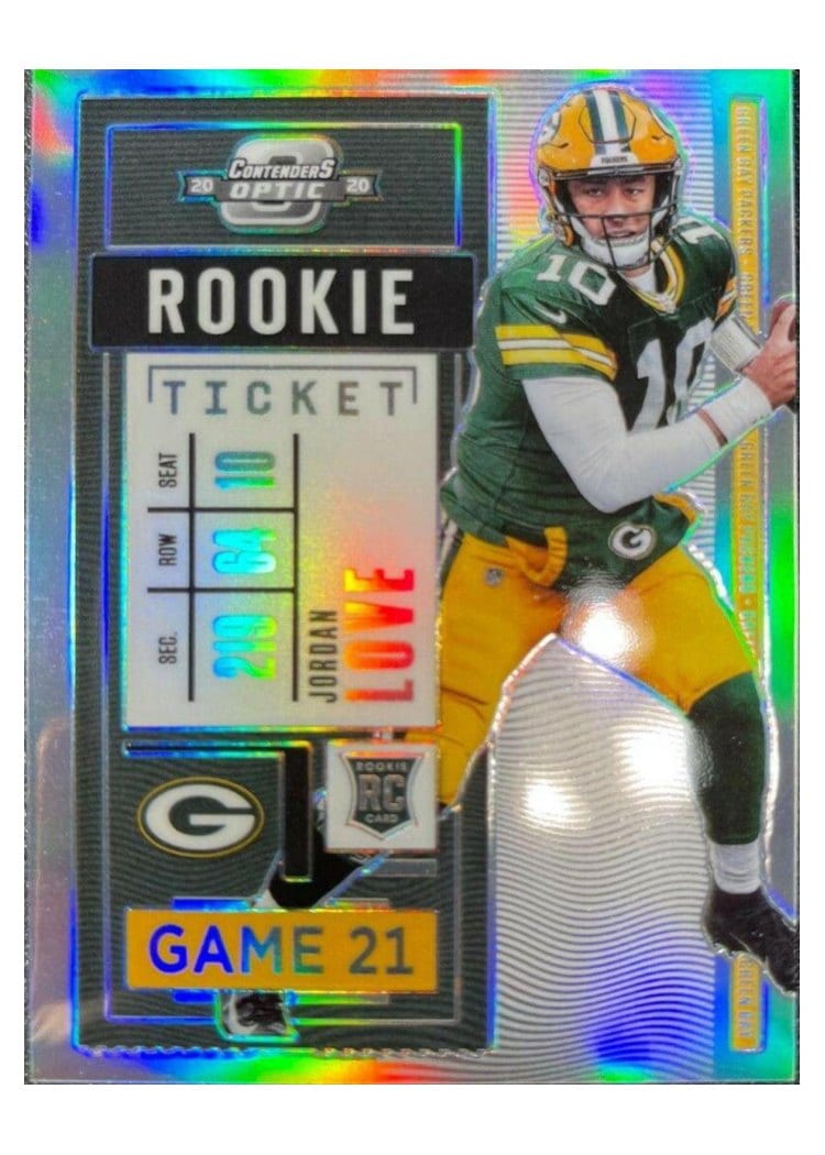 2020 Panini Contenders Optic Jordan Love #83 card