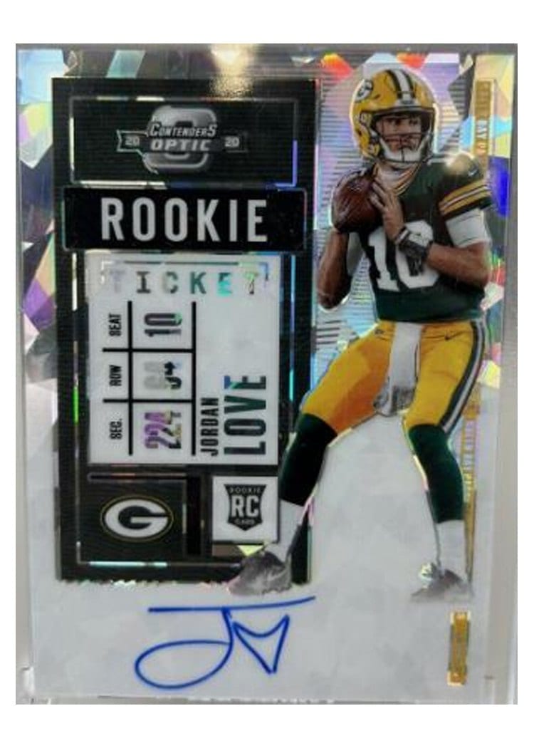 2020 Panini Contenders Optic Base Set Jordan Love #111 card