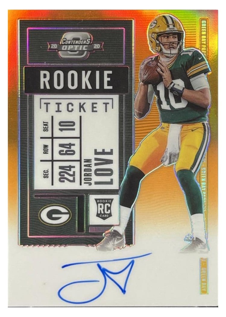 2020 Panini Contenders Optic Base Set Jordan Love #111 card