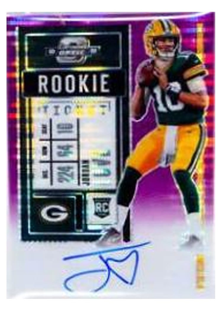 2020 Panini Contenders Optic Base Set Jordan Love #111 card