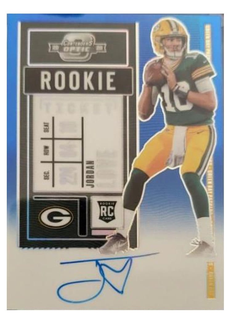 2020 Panini Contenders Optic Base Set Jordan Love #111 card