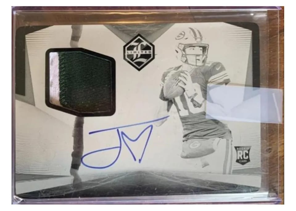 Jordan Love 2020 Panini Limited card