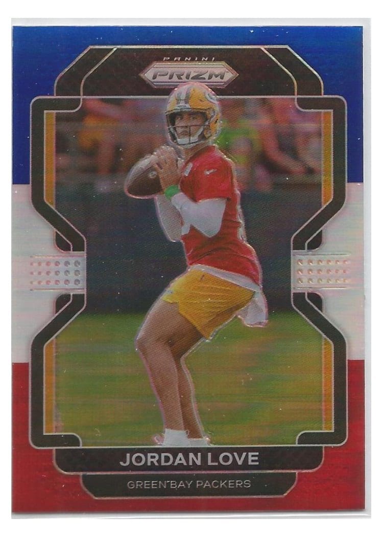 2021 Panini Prizm Base Set Jordan Love #137 card