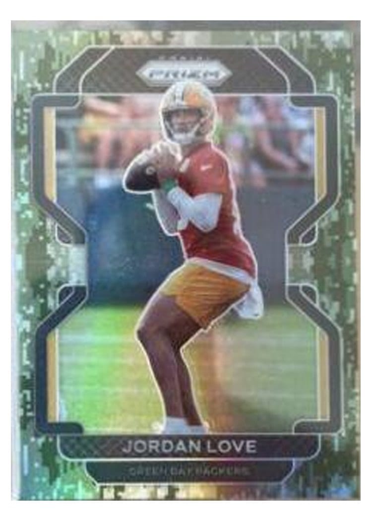 2021 Panini Prizm Base Set Jordan Love #137 card