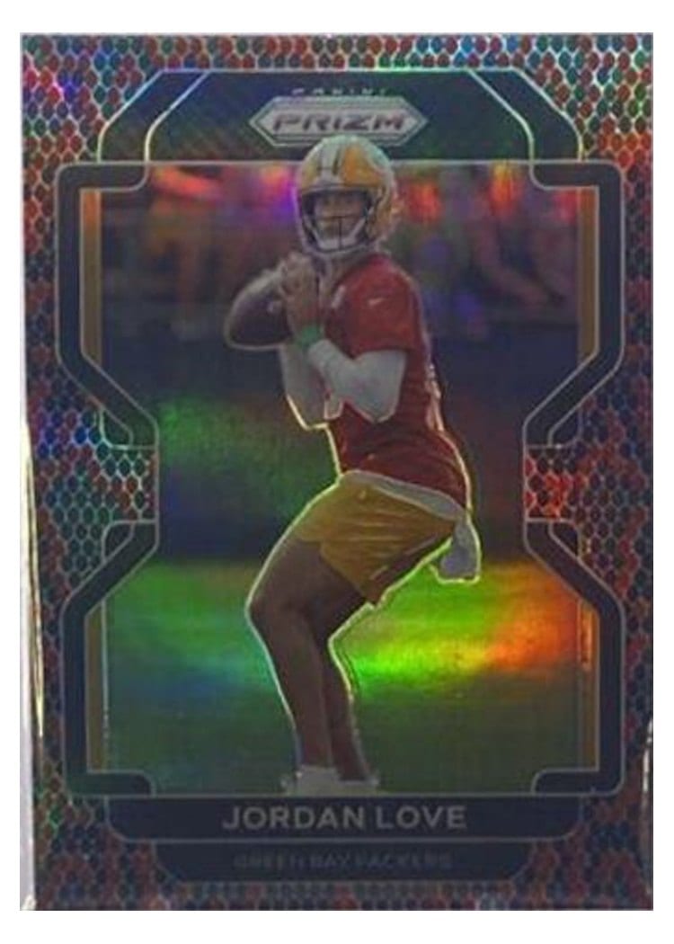 2021 Panini Prizm Base Set Jordan Love #137 card