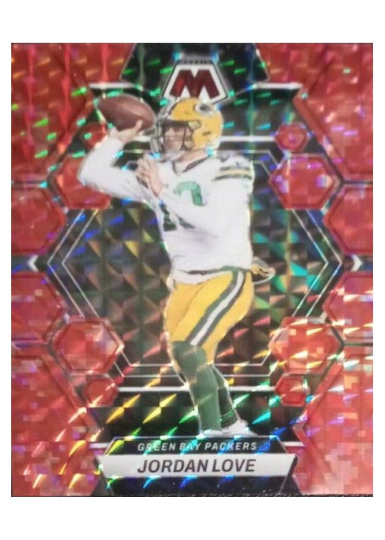 2023 Panini Mosaic Base Set Jordan Love #83 card