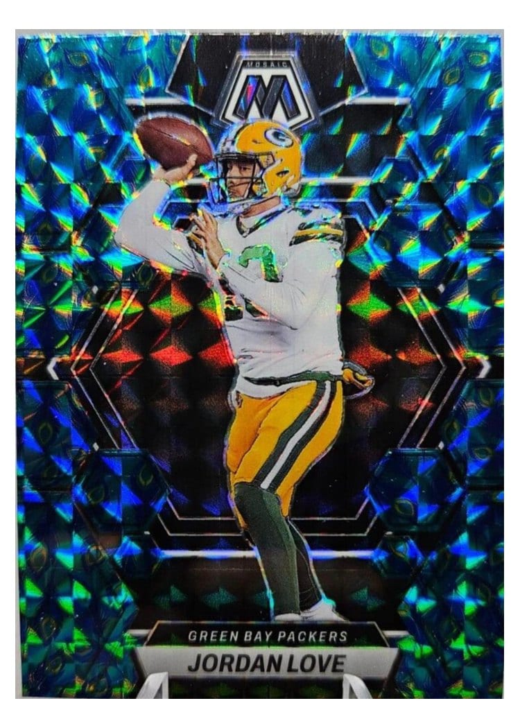 2023 Panini Mosaic Base Set Jordan Love #83 card