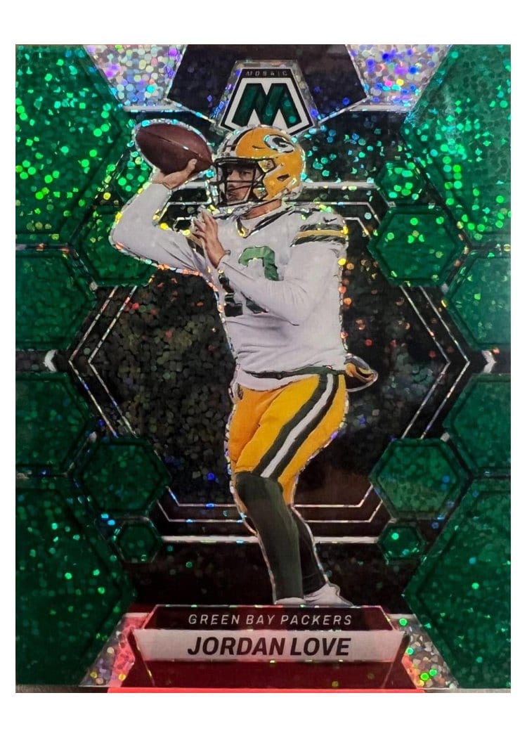 2023 Panini Mosaic Base Set Jordan Love #83 card