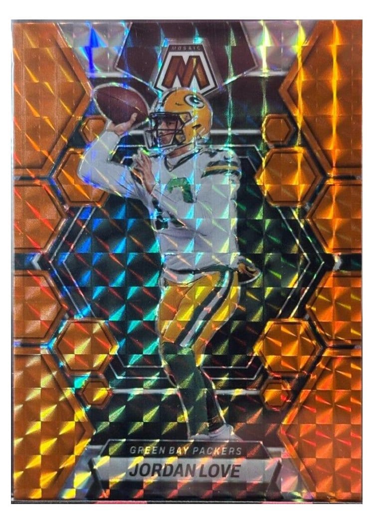 2023 Panini Mosaic Base Set Jordan Love #83 card