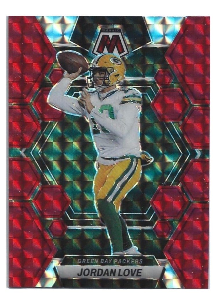 2023 Panini Mosaic Base Set Jordan Love #83 card