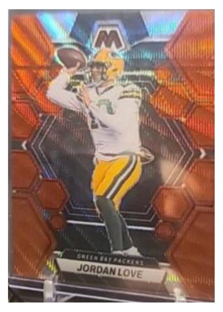 2023 Panini Mosaic Base Set Jordan Love #83 card