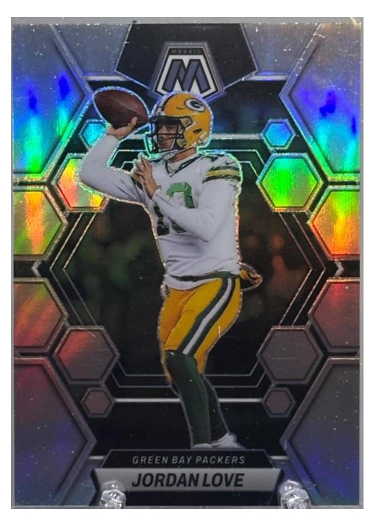 2023 Panini Mosaic Base Set Jordan Love #83 card
