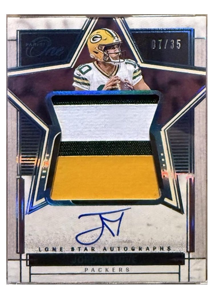 2023 Panini One Lone Star Autographs Jordan Love #89 card
