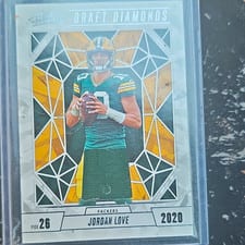 2024 Panini Absolute Draft Diamonds Jersey Jordan Love #DDJ-JLE card