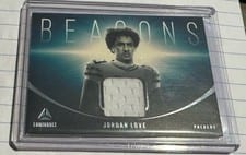 2024 Panini Luminance Beacons Relics Jordan Love #BEA-JLE card