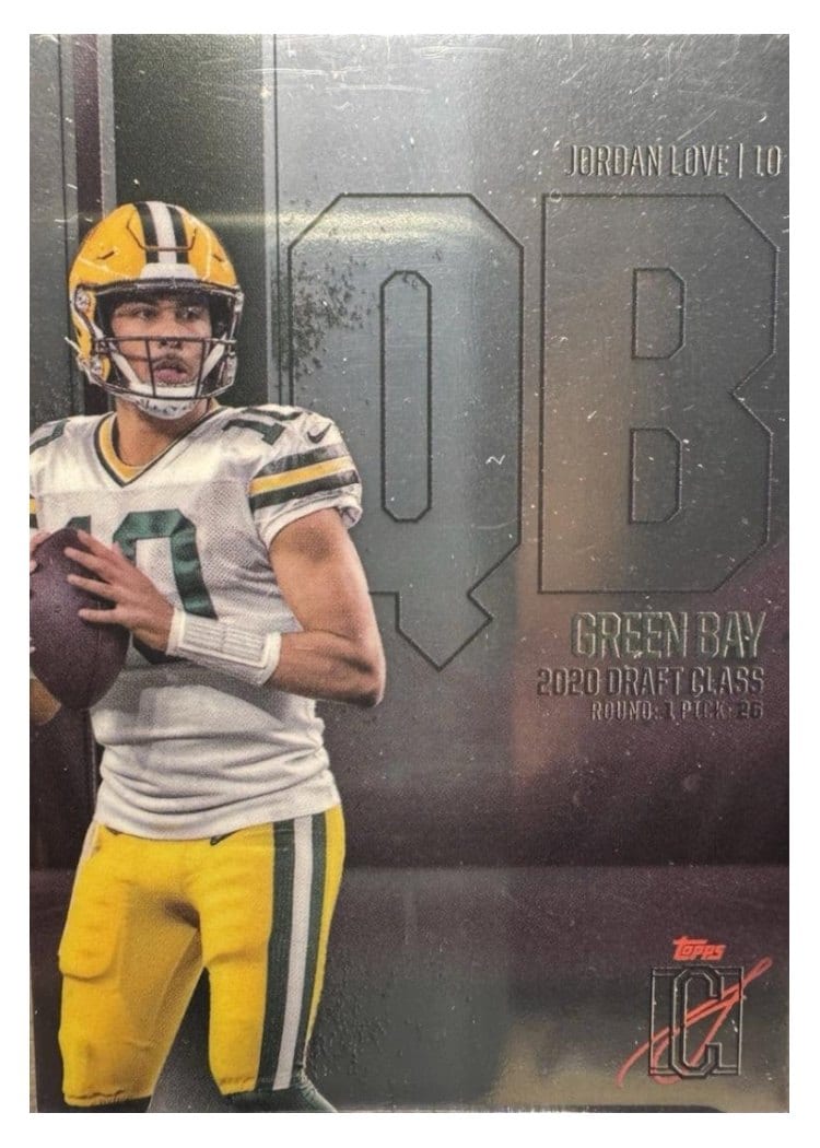 2024 Topps Signature Class Base Chrome Variation Jordan Love #BCV-17 card