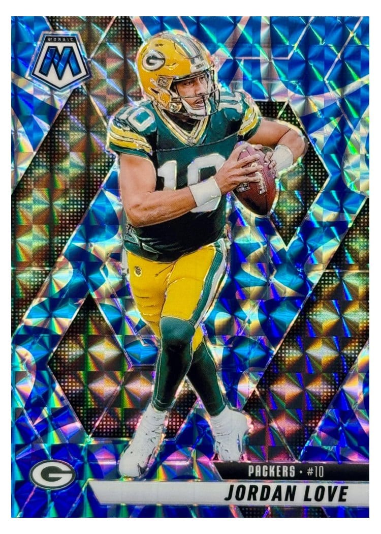 2025 Panini Mosaic Base Set Jordan Love #30 card