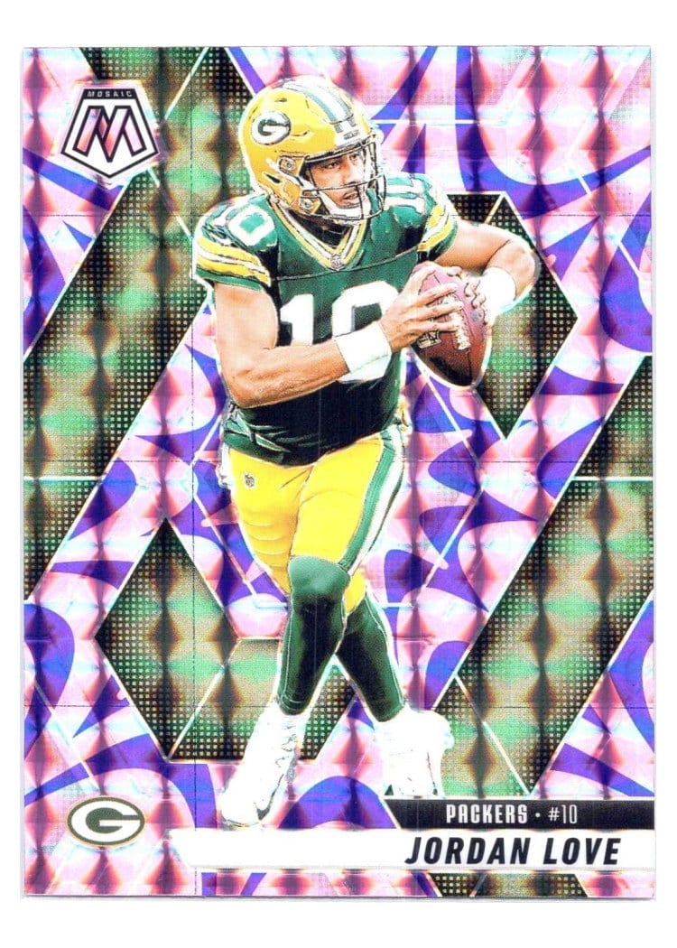 2025 Panini Mosaic Base Set Jordan Love #30 card