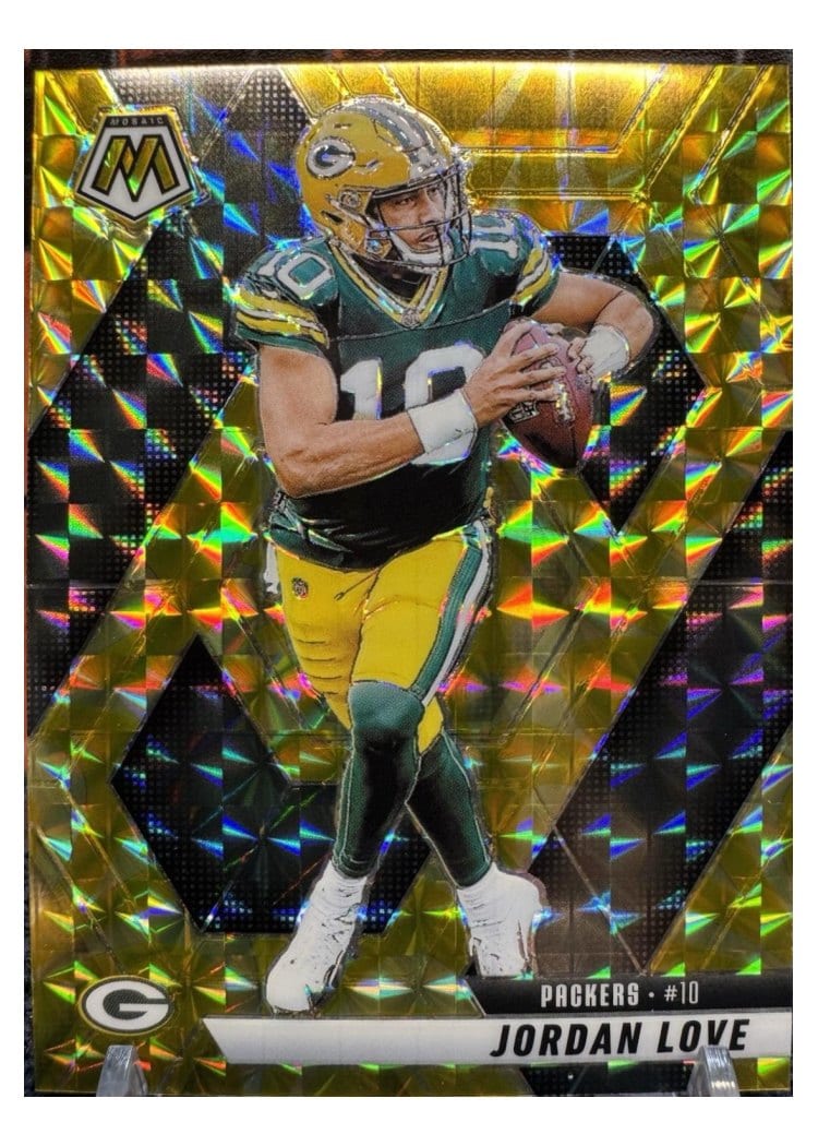 2025 Panini Mosaic Base Set Jordan Love #30 card