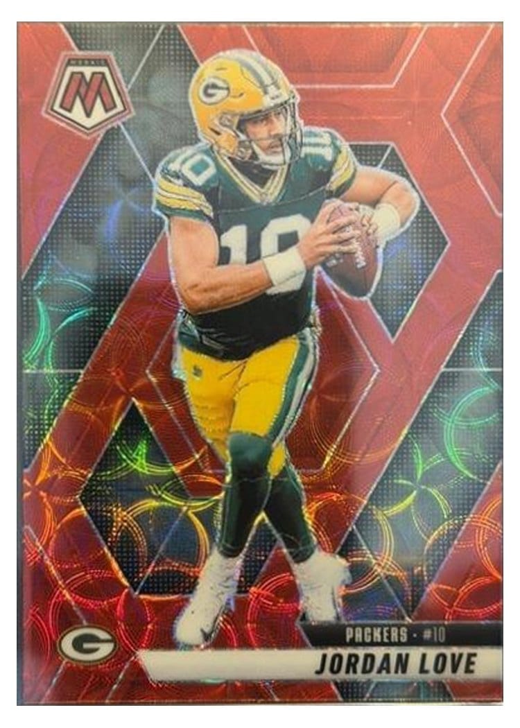 2025 Panini Mosaic Base Set Jordan Love #30 card