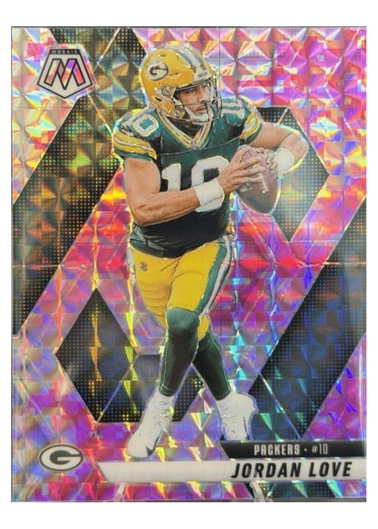 2025 Panini Mosaic Base Set Jordan Love #30 card